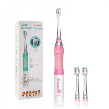 Електрична зубна щітка Seago SG977 з LED підсвічуванням pink SG977Pink фото