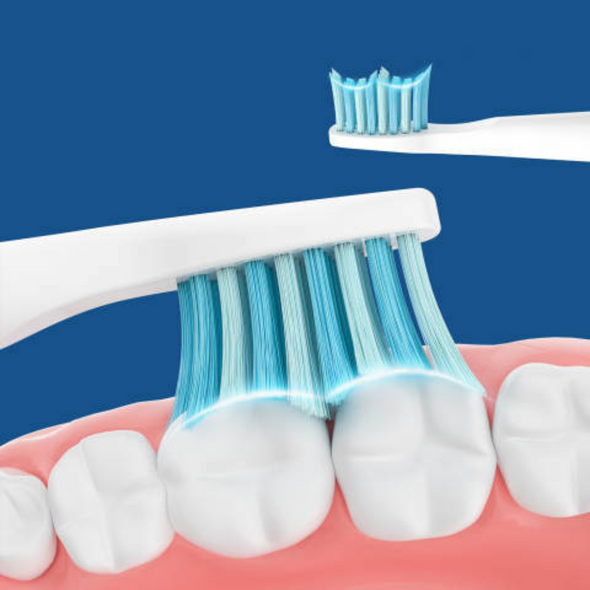 Насадки на електричну зубну щітку SeaGo SG575 white, 4 шт SG575WN фото