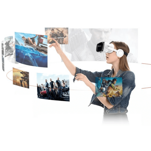 Окуляри-шолом віртуальної реальності Shinecon VR SC-G04BS, white SC-G04BS фото