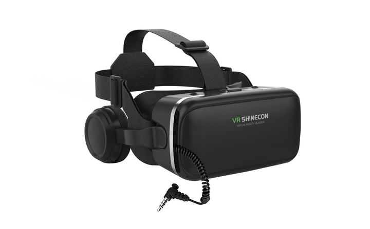 Очки-шлем виртуальной реальности Shinecon VR SC-G04E, black SC-G04E фото
