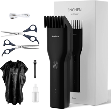 Машинка для підстригання волосся Xiaomi Enchen Boost black Set