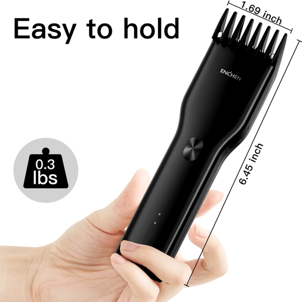 Машинка для стрижки волос Xiaomi Enchen Boost black Set Boost-B-Set фото