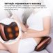 Массажная подушка роликовый инфракрасный массажер для шеи и спины Massage 053P BISD-053P фото 3