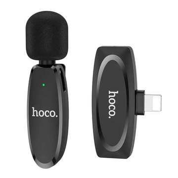 Беспроводной цифровой петличный микрофон HOCO L15 2.4G, 15M (iPhone)