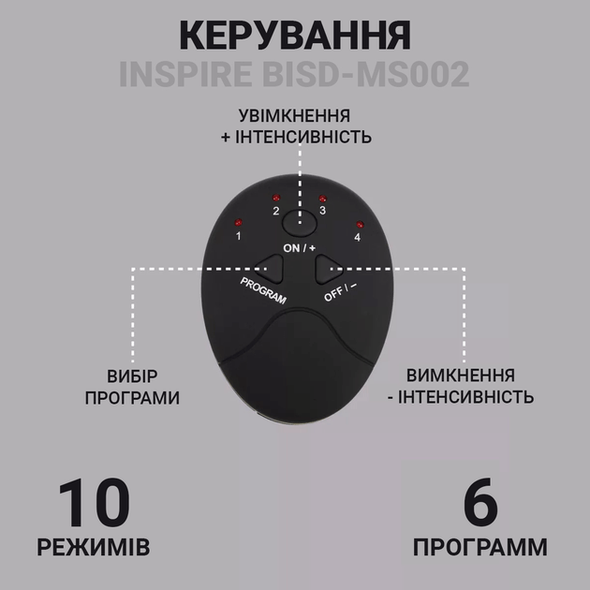 Масажер для преса і рук 3в1 INSPIRE BISD-MS002 BISD-MS002 фото