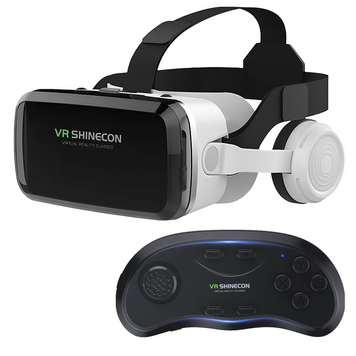Окуляри віртуальної реальності Shinecon SC-G04BS-Box + Джостик Shinecon SC-B01 SC-G04BS+SC-B01 фото
