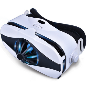 VR Окуляри шолом віртуальної реальності INSPIRE VR з кулером та навушниками mini White