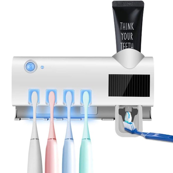 Диспенсер - дозатор для зубной пасты и ультрафиолетовый стерилизатор щеток Z1-C Z1-C фото