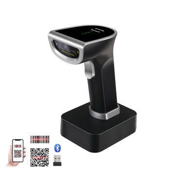 Бездротовий сканер 1D 2D штрих-кодів ACTION YHD-6800DB 2.4 GHz, Bluetooth, з зарядною базою