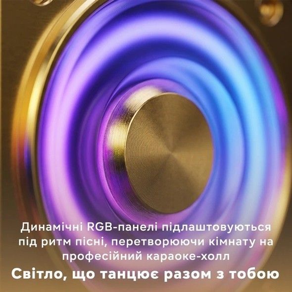 Портативна караоке-система YS-228 Gold YS-228-gold фото