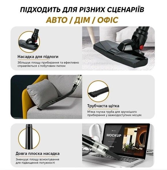 Аккумуляторный пылесос INSPIRE A-071 White