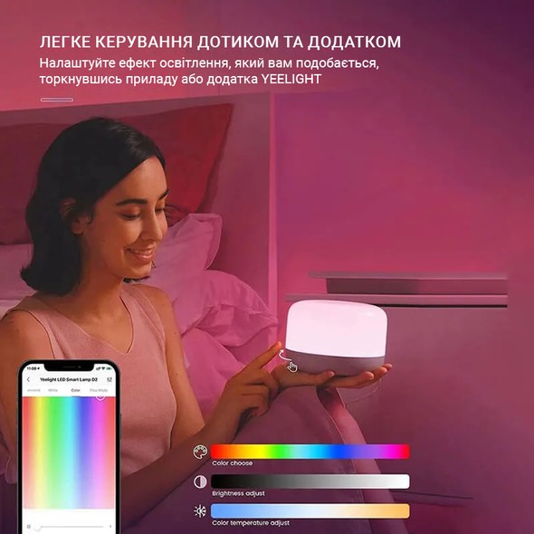 Нічник Xiaomi Yeelight Bedside D2 LED 5W  YLCT01YL-Y фото