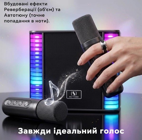 Портативна караоке-система YS-310 black YS-310-black фото