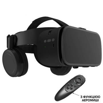 VR Окуляри шолом віртуальної реальності BOBO VR Z6 з пультом (game version) Black