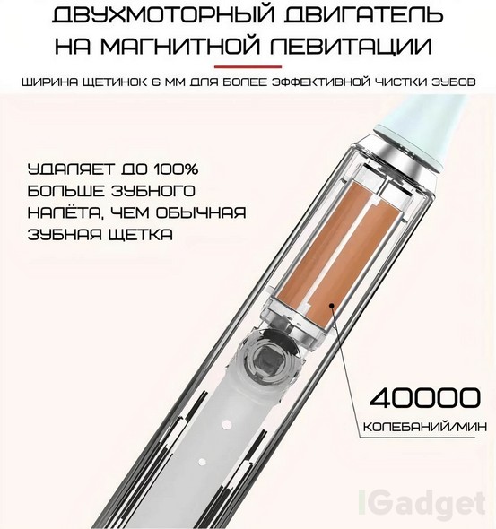 Електрична зубна щітка Seago S5, Multicolour (K1010050353) K1010050353 фото