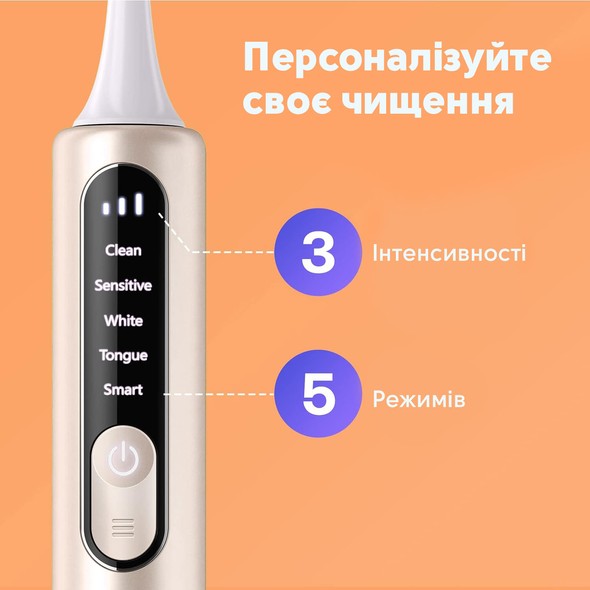 Электрическая зубная щетка Bitvae S3 Smart 4 насадки и футляр white BVS3-w фото