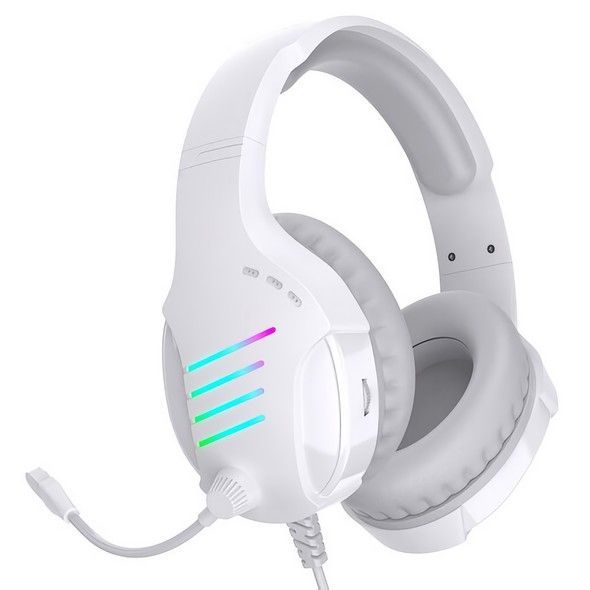 Наушники Langsdom с RGB-подсветкой для геймеров HCG07-G7-White HCG07-G7-White фото