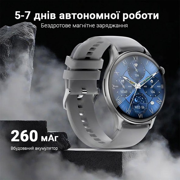 Смарт-часы Hoco Y10 Pro Silver Hoco-Y10-Pro-S фото