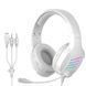 Наушники Langsdom с RGB-подсветкой для геймеров HCG07-G7-White HCG07-G7-White фото 2