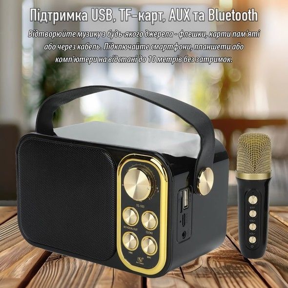 Портативна караоке-система INSPIRE YS-103 black