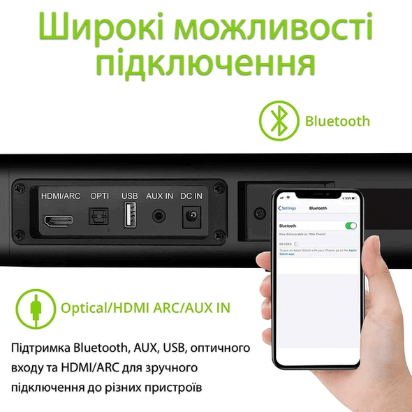 Саундбар Samtronic SM2160 60 Вт Чорний SM-2160 фото