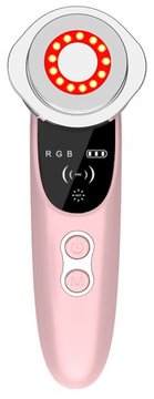 Масажер для обличчя Bigsmile JHF-616 з ефектом ліфтингу EMS та фототерапії рожевий