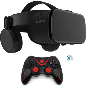 VR Очки шлем виртуальной реальности BOBO VR Z6 Game с джойстиком Black BOBOZ6BLACK2 фото