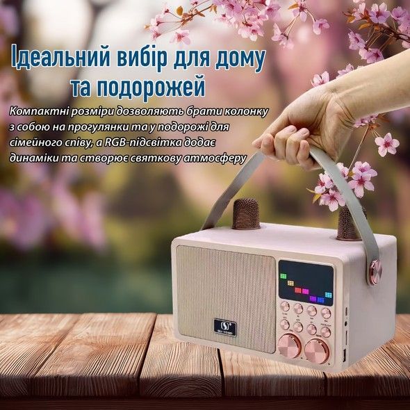 Портативная караоке-система INSPIRE YS-311 pink