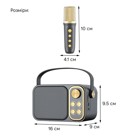 Портативная караоке-система INSPIRE YS-105 black