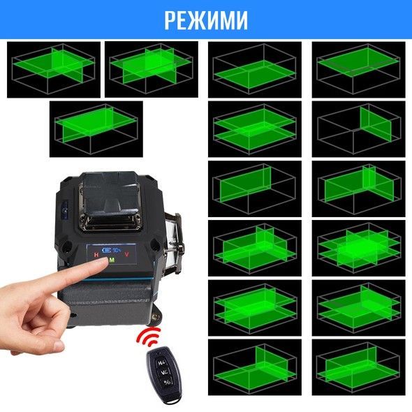 Лазерный уровень нивелир Action MVM-LL02
