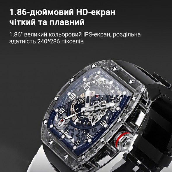 Смарт-часы KEQIWEAR WS6 IPS 260mAh Orange WS-6Og фото