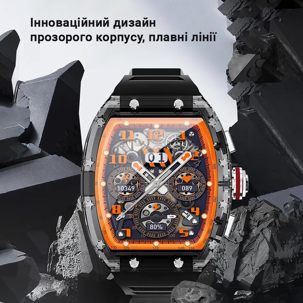Смарт-часы KEQIWEAR WS6 IPS 260mAh Orange WS-6Og фото