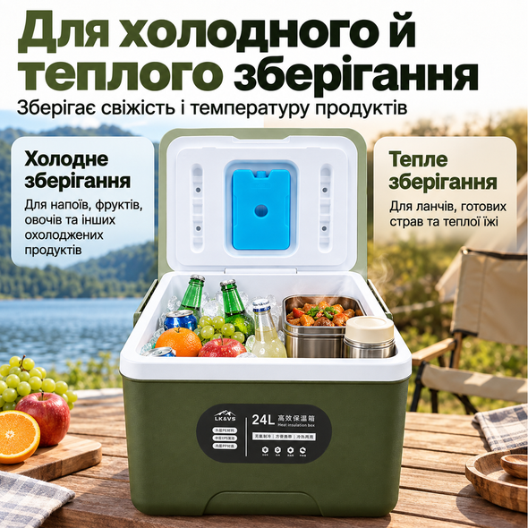 Автомобільний термобокс Inspire I-24L Green