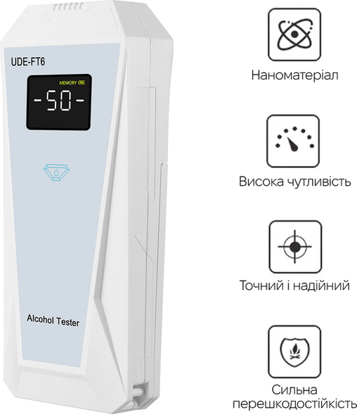 Алкотестер INSPIRE UDE-F6 UDe-F6 фото