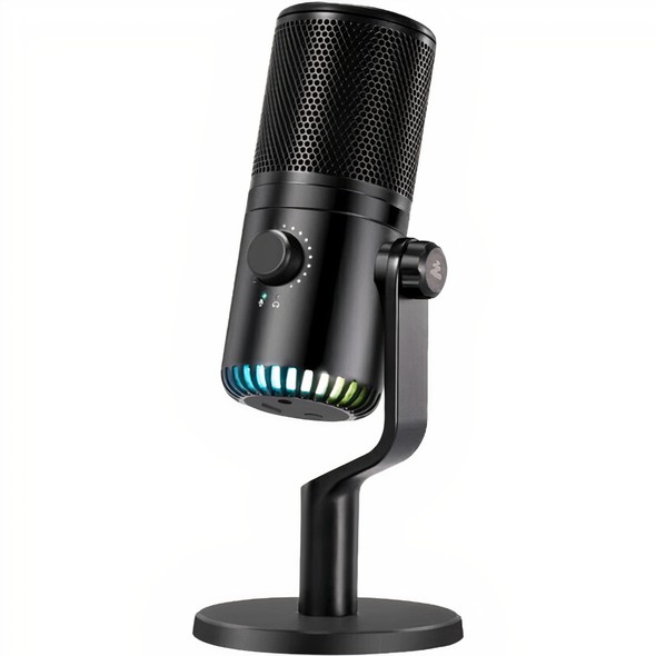 Мікрофон конденсаторний Maono DM30 з RGB-підсвічуванням Чорний (DM30-black) DM30B фото