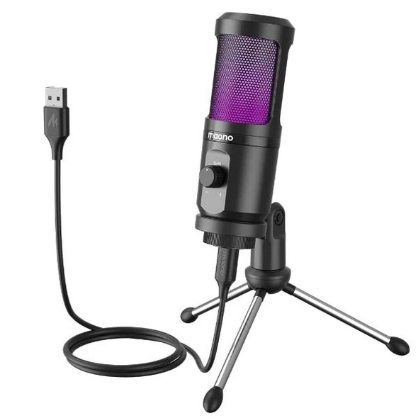 Студийный конденсаторный USB микрофон Maono РМ461TR RGB c подсветкой РМ461TR фото