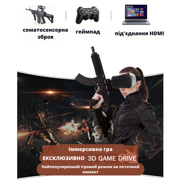 Игровая гарнитура INSPIRE S900 VR очки виртуальной реальности «Все в одном»White S900-VRwt фото