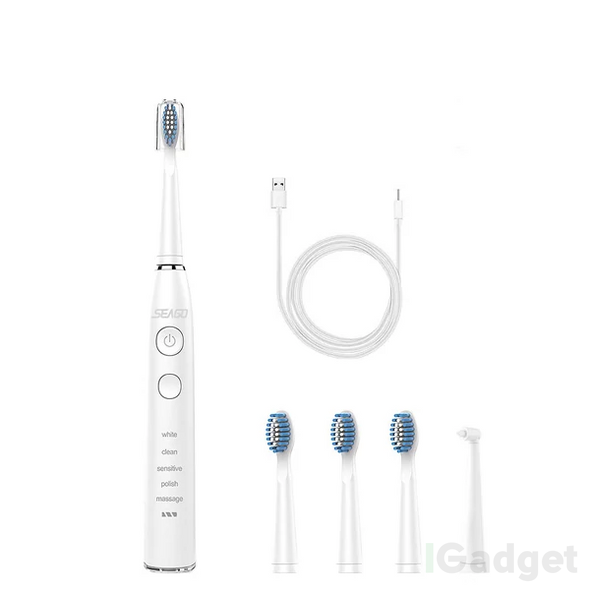 Электрическая зубная щетка Seago SG575 White SG-575W фото
