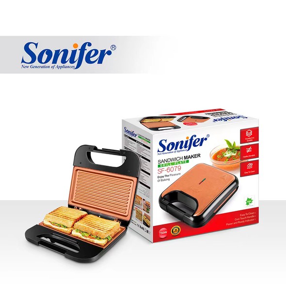 Бутербродница Sonifer SF-6079 750 Вт SF-6079 фото