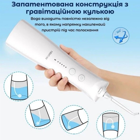 Іригатор H2OFloss HF-A6 White H2O-A6-white фото