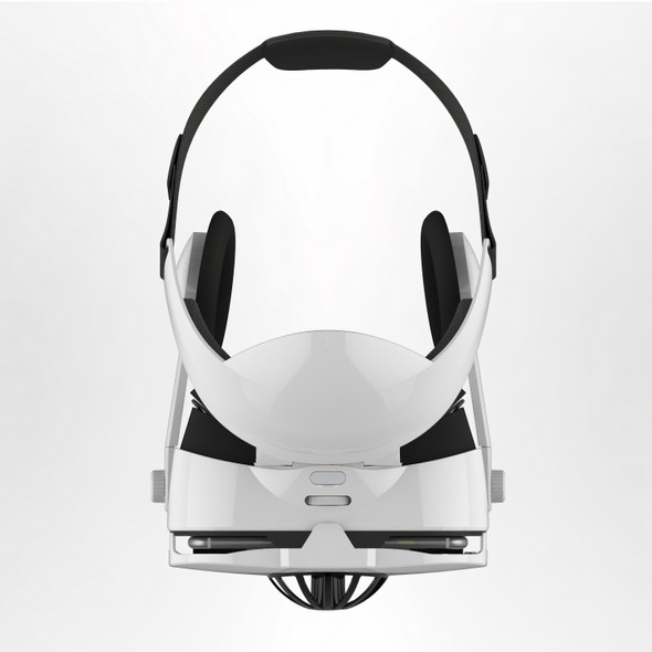 VR Окуляри шолом віртуальної реальності INSPIRE VR з кулером та навушниками White INSPR_VR фото