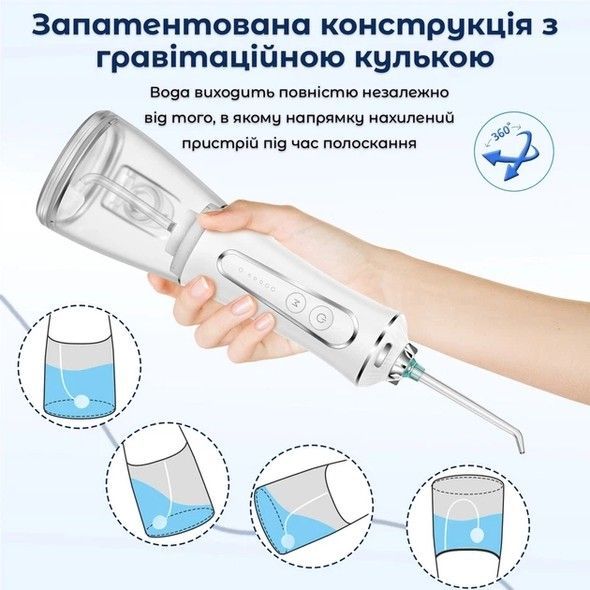 Іригатор H2OFloss HF-P11 White H2O-HFP11-white фото