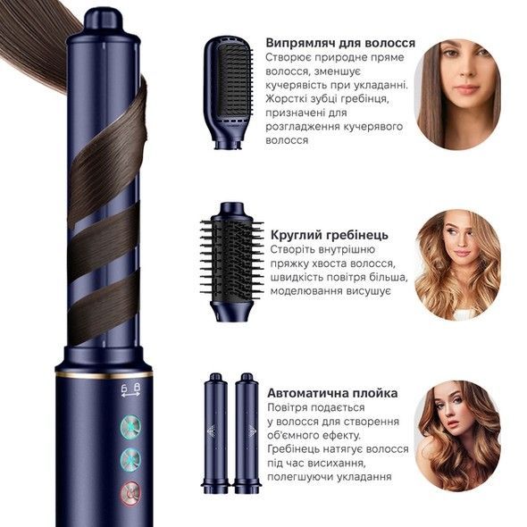 Стайлер WT-634-5IN1-Blue WT-634-5IN1-Blue фото