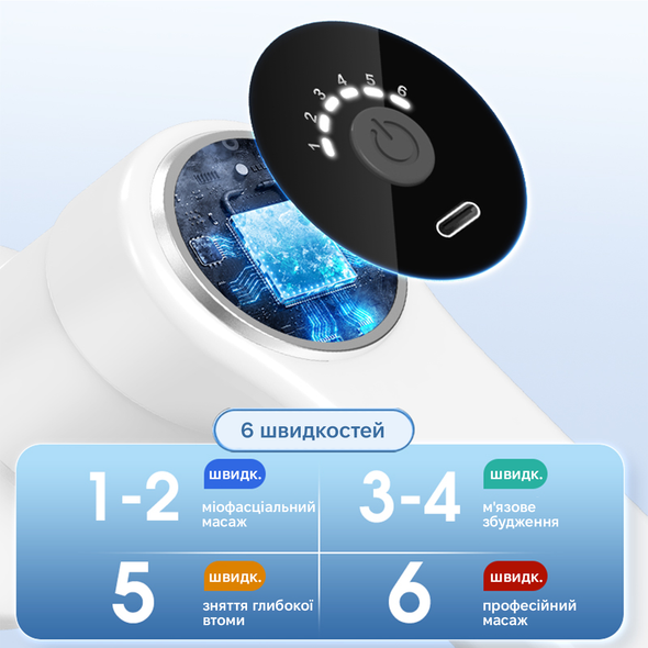 Масажер перкусійний INSPIRE SL-830 white SL-830 фото