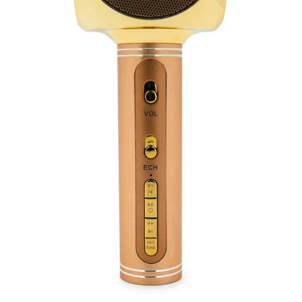 Беспроводной караоке микрофон Magic Karaoke YS-63 Gold  YS-63 фото