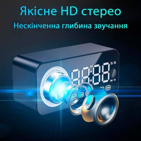Настільний годинник U-01-Standard-Black