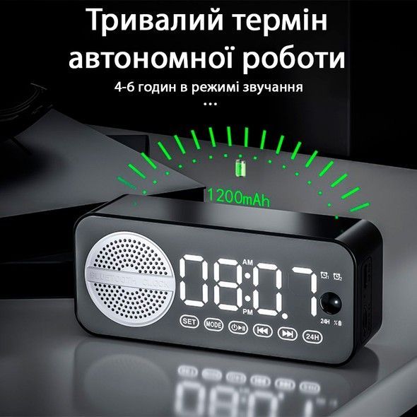 Настільний годинник U-01-Standard-Black