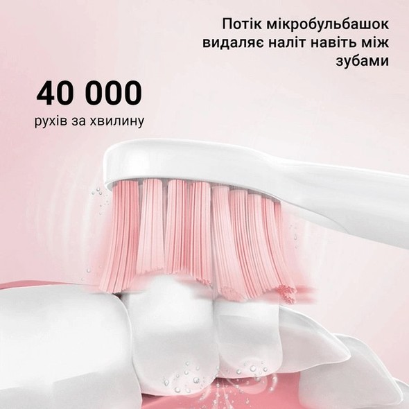 Набор электрических зубных щеток Fairywill E11 pink + black E11-P-B фото