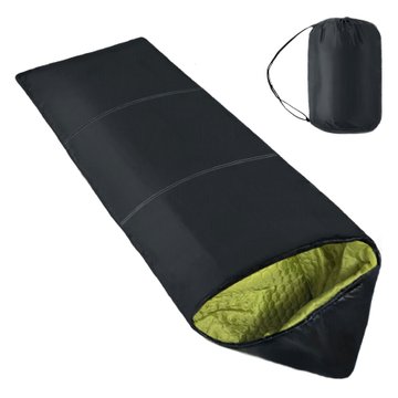 Влагостойкий спальный мешок-одеяло INSPIRE с капюшоном, Чёрный