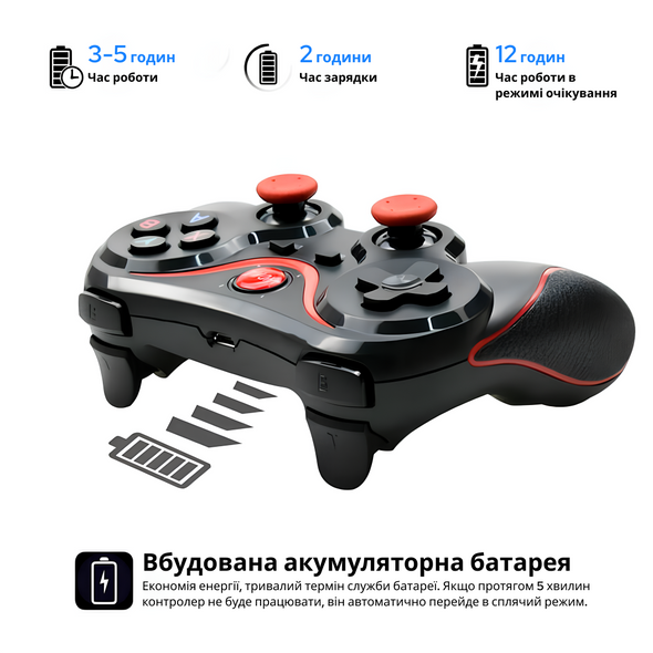 VR Окуляри віртуальної реальності для смартфонів VR Park з джостиком Terios T3 Black VR-Park фото